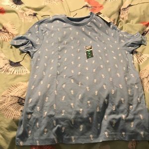 Light blue pineapple t shirt